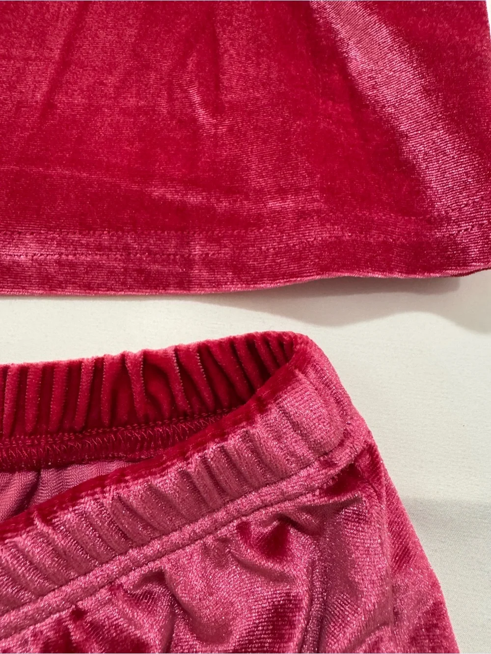 Girls Pink Velour Believe Hoodie & Flare Pants Set 5Y
